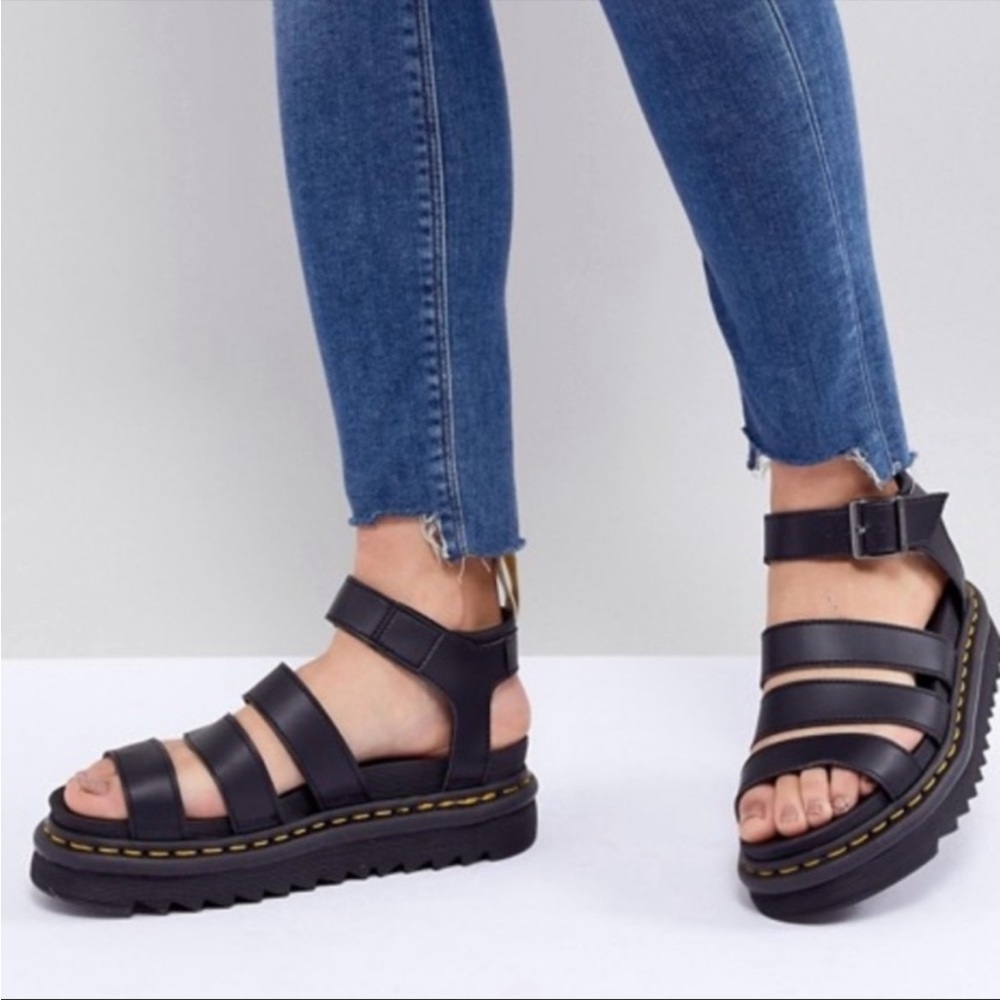 Dr. Martens Blaire Platform Sandals Size 8